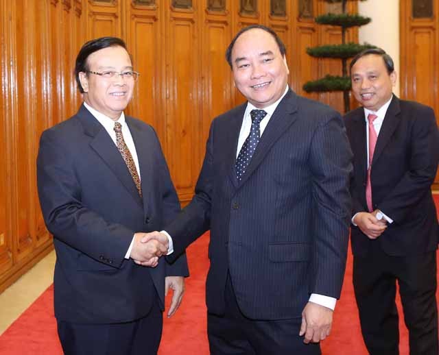 Vizepremier Nguyen Xuan Phuc empfängt Vertreter des laotischen Investitionsministeriums - ảnh 1