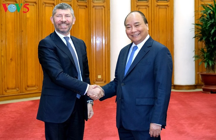 Premierminister empfängt italienischen Vizeminister für Wirtschaftsentwicklung - ảnh 1