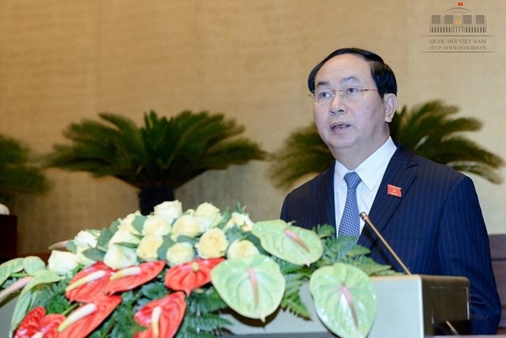 Beitrag von Staatspräsident Tran Dai Quang zum Gründungstag der Armee - ảnh 1