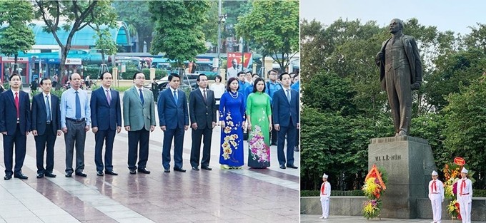 Leitung Hanois feiert 101 Jahre der russischen Oktoberrevolution - ảnh 1