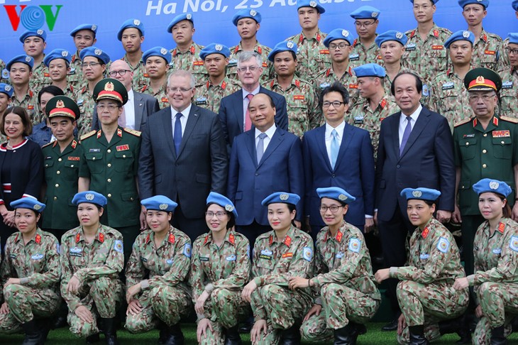 Premierminister Nguyen Xuan Phuc und Scott Morrison besuchen das Lazarett Nummer 2 - ảnh 1