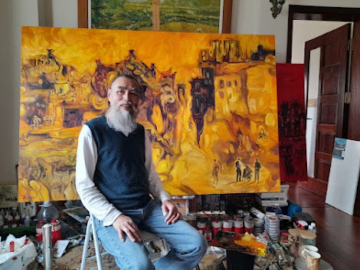Kunstausstellung “Home” des Malers Hoang Dinh und seiner Kinder - ảnh 1