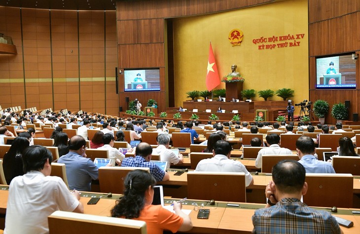 Parlament diskutiert Entwürfe von geänderten Gesetzen - ảnh 1