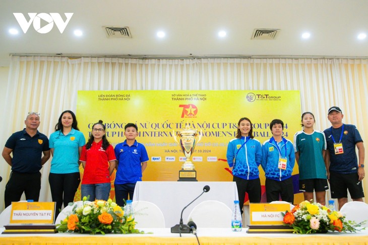 Internationales Fußballturnier der Frauen T&T Cup Hanoi 2024 - ảnh 1