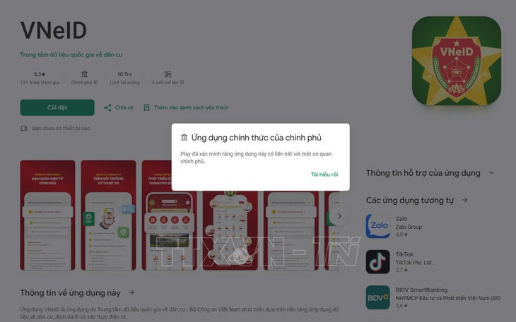 Vietnam und Google führen die Erkennungsfunktion offizieller Regierungs-Apps ein - ảnh 1