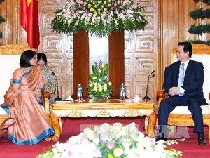  PM Vietnam, Nguyen Tan Dung menerima para Kepala Perwakilan dari organiasi-organisasi PBB di Vietnam - ảnh 1