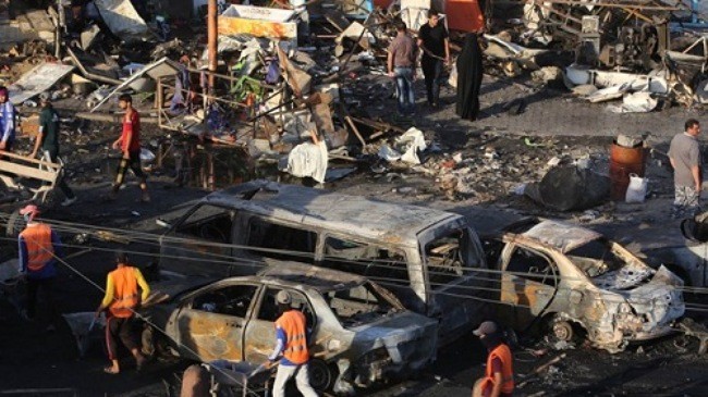 Serangan bom bertubi-tubi terjadi di Irak, sehingga menimbulkan banyak korban - ảnh 1