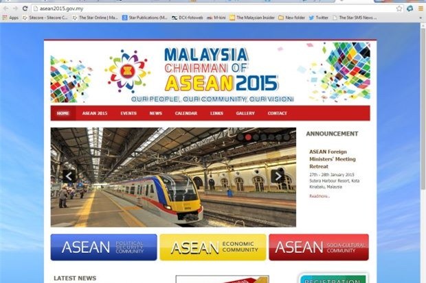 Malaysia meresmikan website ASEAN 2015 - ảnh 1