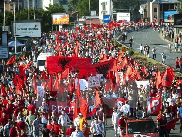 Partai-partai politik Makedonia mencapai permufakatan untuk menangani krisis - ảnh 1