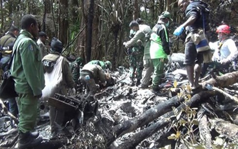 Indonesia berhasil menemukan kotak hitam ke-2 dari pesawat terbang Trigana Air - ảnh 1