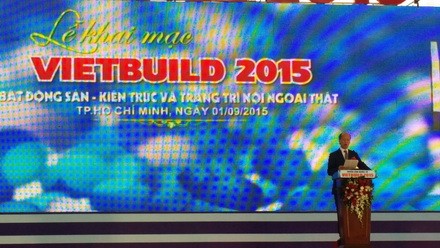 Acara pembukaan pameran internasional ke-2 VietBuild - ảnh 1