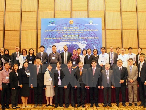 Lokakarya APEC tentang pengelolaan resiko bencana alam berbasiskan komunitas - ảnh 1