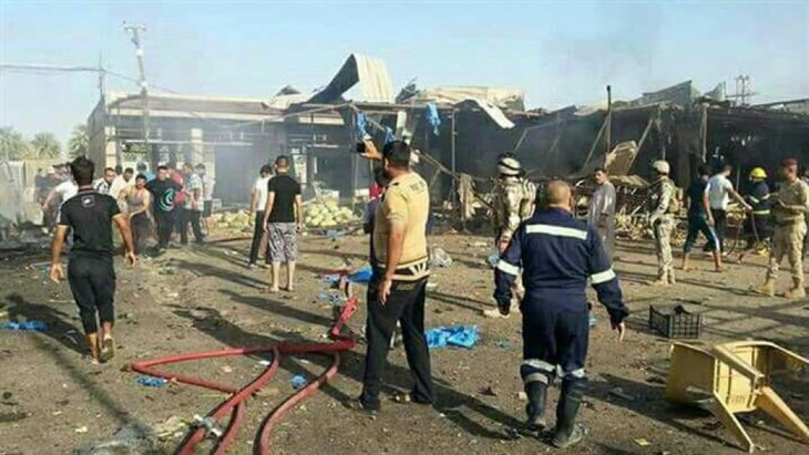 Serangan bom di Baghdad, sehingga menimbulkan 40 korban - ảnh 1