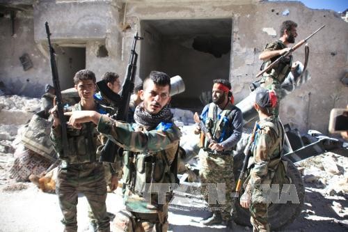 Tentara pemerintah mencapai kemajuan di Aleppo - ảnh 1