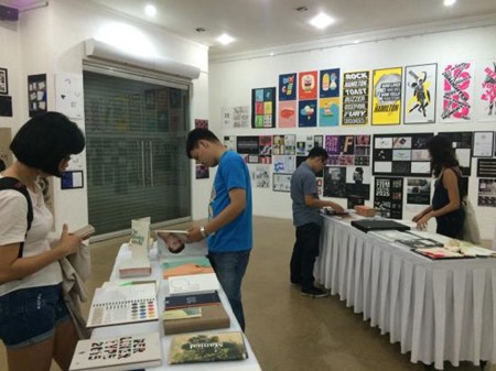 Pameran Seni Grafis Huruf Internasional di Vietnam - ảnh 1