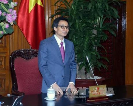 Deputi PM Vietnam, Vu Duc Dam menghadiri acara peresmian Pusat pembaruan dab kreativitas dari Grup Teknologi CMC - ảnh 1