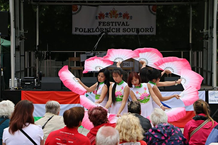 Kebudayaan Vietnam bersinar cerah pada Festival budaya tradisional etnis-etnis Czech - ảnh 1