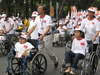  Rapat umum memperingati Hari Internasional Kaum Disabilitas di Kota Hanoi - ảnh 1