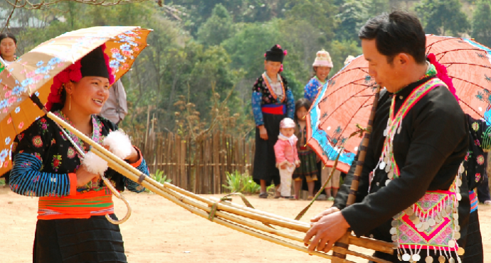 Pesta Pasar Asmara Khau Vai yang khas - ảnh 1