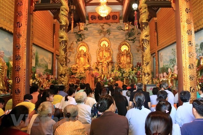 Unjuk muka Badan Koordinator Sangha Buddha Viet Nam di Laos - ảnh 1