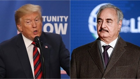 Presiden AS dan Jenderal K.Haftar berbahas tentang situasi Libia - ảnh 1