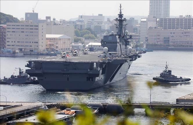 AS, India dan Jepang melakukan latihan perang angkatan laut yang besar - ảnh 1