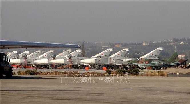 Rusia memperluas pangkalan angkatan udara di Suriah - ảnh 1