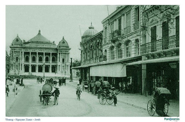 Foto-foto tentang Jalan Trang Tien - jalan megah di Kota Hanoi pada zaman dulu dan dewasa ini - ảnh 15