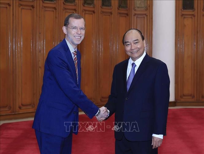 PM Vietnam, Nguyen Xuan Phuc Menerima Pemimpin Universitas Harvard Kennedy - ảnh 1