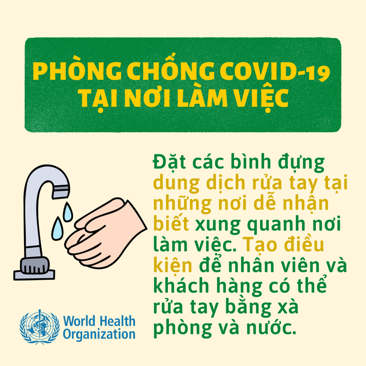 Wabah Covid -19: Rekomendasi instansi kesehatan terhadap pencegahan dan pemberantasan wabah di tempat kerja - ảnh 1