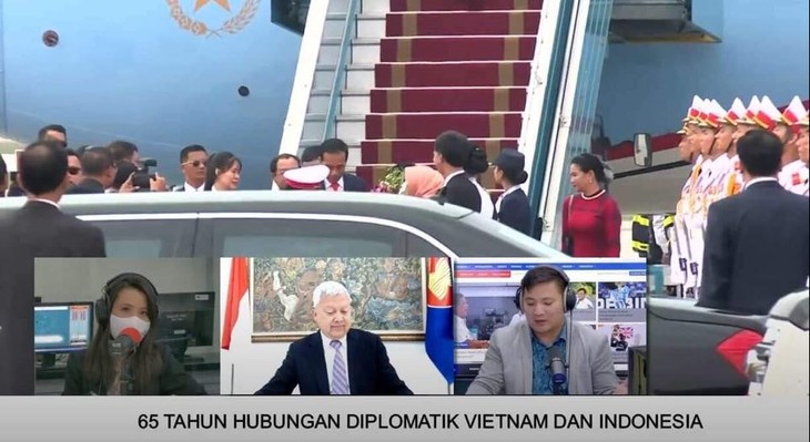 Dialog Radio Interaktif Memperingati HUT ke-65 Penggalangan Hubungan Diplomatik Vietnam-Indonesia - ảnh 2