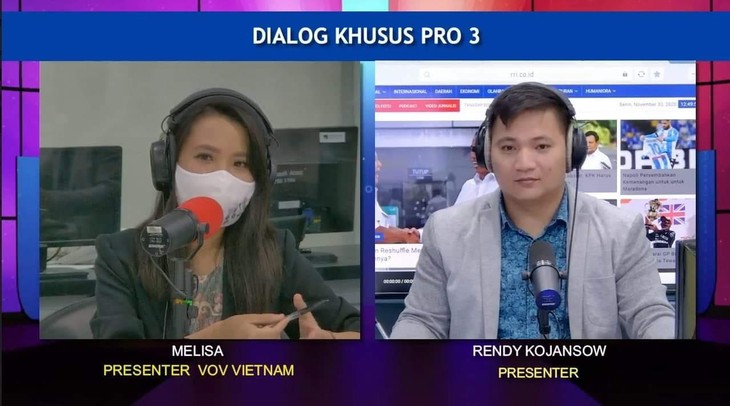 Dialog Radio Interaktif Memperingati HUT ke-65 Penggalangan Hubungan Diplomatik Vietnam-Indonesia - ảnh 3