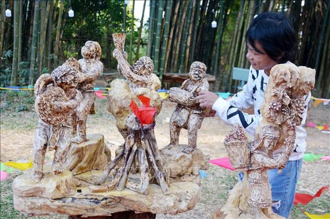 Festival Kopi Buon Ma Thuot: Penutupan Kontes Membuat Produk Artistik - ảnh 1