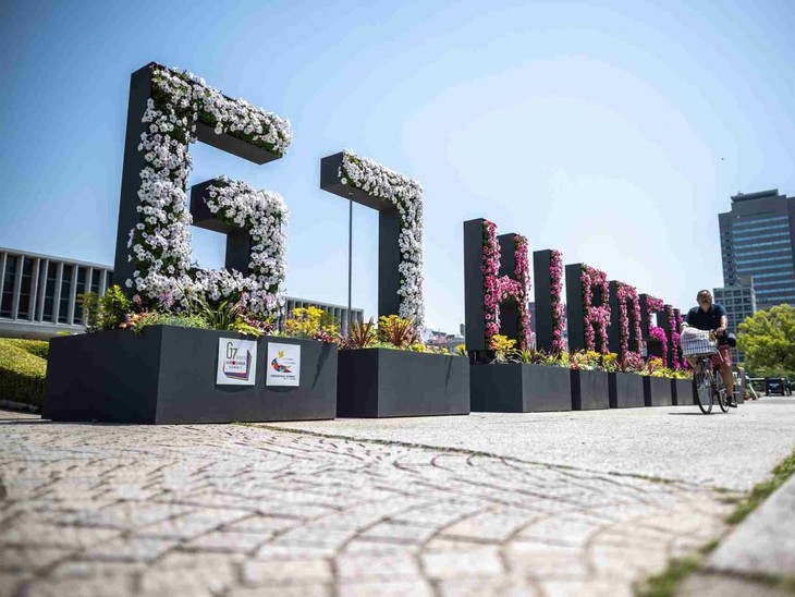 KTT G7 Dibuka di Hiroshima, Jepang - ảnh 1