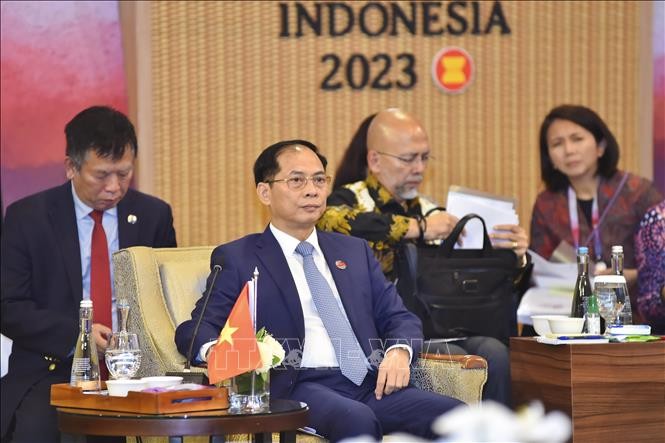 Konferensi AMM-56: ASEAN Memperkuat Kerja Sama Regional tentang HAM - ảnh 1