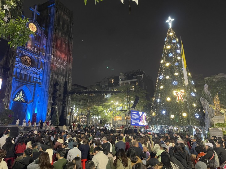 Suasana Hari Natal di Seluruh Negeri - ảnh 1