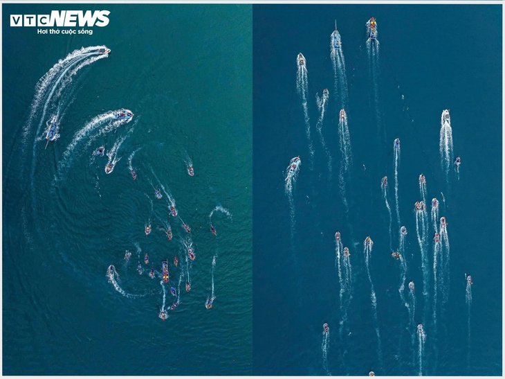 Festival Cau Ngu di Provinsi Binh Dinh: Keindahan Spiritual di Tengah Ombak Laut - ảnh 12