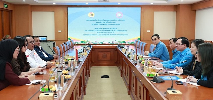 Memperkuat Kerja Sama Organisasi Serikat Pekerja Vietnam-Indonesia - ảnh 1