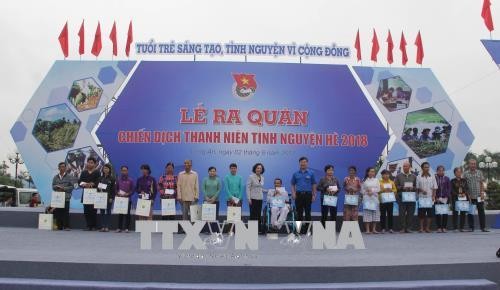 Summer Youth Volunteer Campaign 2018 kicks off - ảnh 1