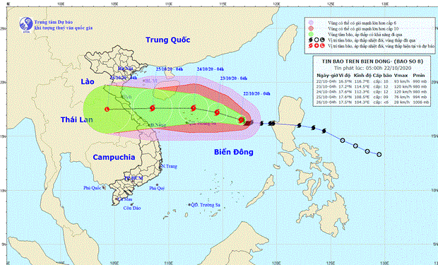 Storm Saudel moves west-northwest - ảnh 1