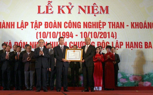 Kỷ niệm 20 năm ngày thành lập Tập đoàn công nghiệp than – khoáng sản Việt Nam - ảnh 1