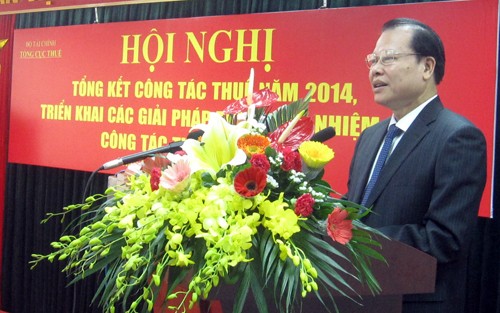 Năm 2015, Tổng cục Thuế đảm bảo số thu nội địa vượt tối thiểu 8- 10% dự toán - ảnh 1