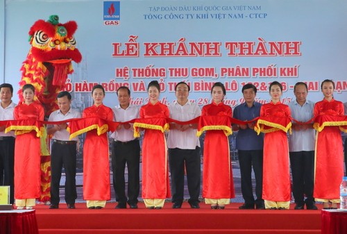 Khánh thành Hệ thống thu gom, phân phối khí mỏ tại Thái Bình - ảnh 1