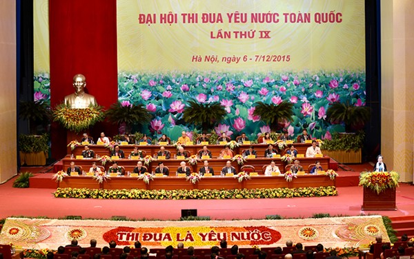 Khai mạc trọng thể Đại hội Thi đua yêu nước toàn quốc lần thứ IX - ảnh 1