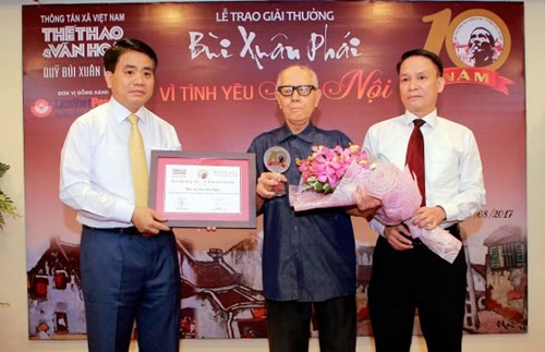 Giải thưởng Bùi Xuân Phái – Vì tình yêu Hà Nội lần thứ 10 - ảnh 1