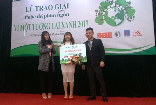 Trao giải thưởng cuộc thi phim ngắn “Vì một tương lai xanh 2017” - ảnh 1