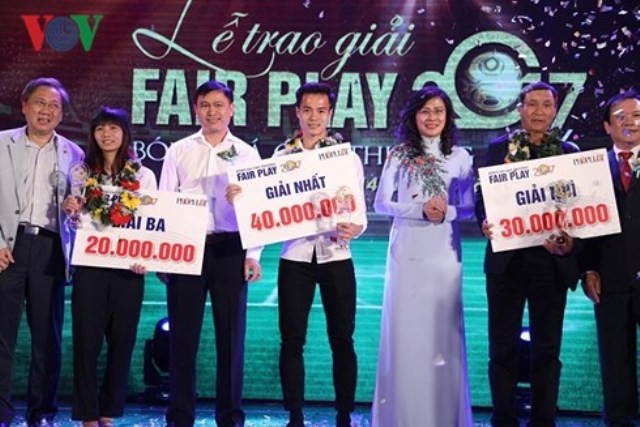 Trao Giải thưởng Bóng đá Cao thượng Fair Play 2017  - ảnh 1