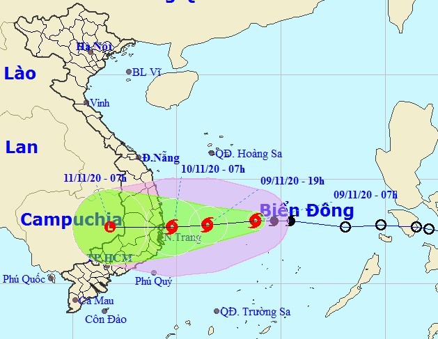 Khẩn trương ứng phó với bão Etau - ảnh 1