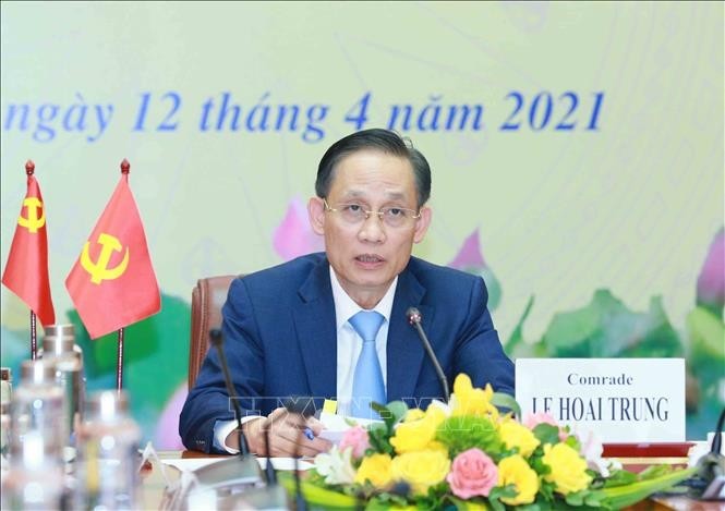 Hội nghị trực tuyến thông báo kết quả Đại hội Đảng lần thứ XIII tới Đảng Cộng sản Trung Quốc - ảnh 1