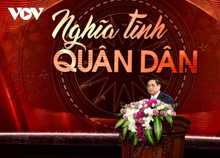 Chương trình “Nghĩa tình quân dân” tôn vinh các điển hình trong phòng chống dịch COVID-19 - ảnh 1